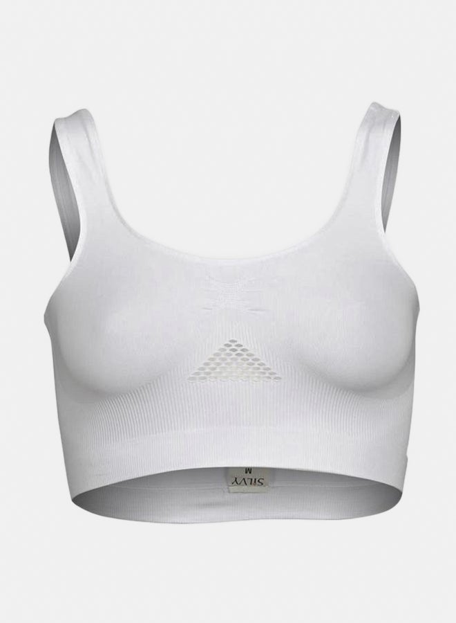 Silvy Lycra Net Bra For Women - Image 1