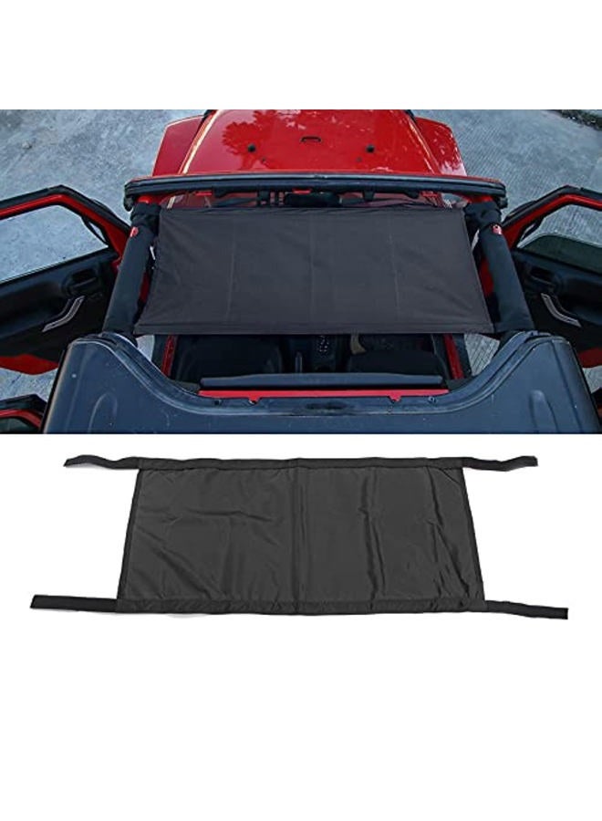 CheroCar Sun Shade for Jeep Wrangler (Black) - Image 1