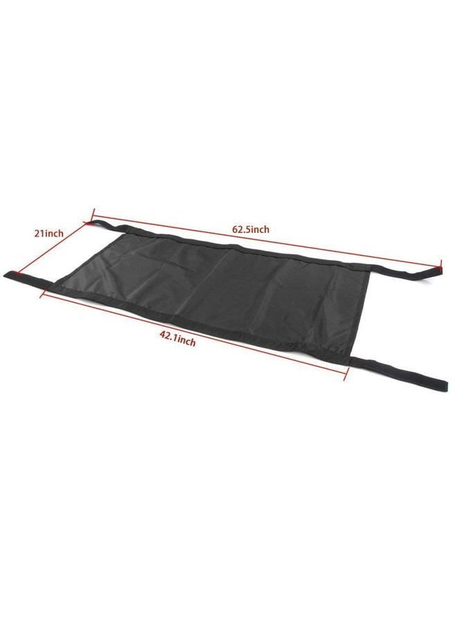 CheroCar Sun Shade for Jeep Wrangler (Black) - Image 5