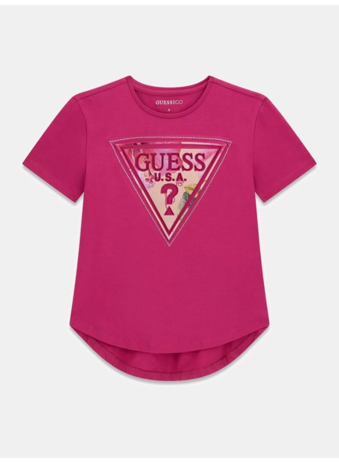 GUESS Youth Graphic Crew Neck T-Shirt - Image 5