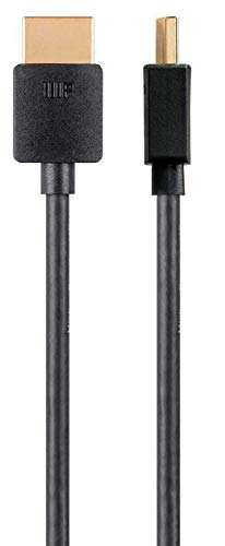 Monoprice Certified Premium HDMI Cable 4K60Hz HDR 18Gbps 36AWG YUV 444 5Pack 3 Feet Black Ultra Slim Series - Image 1