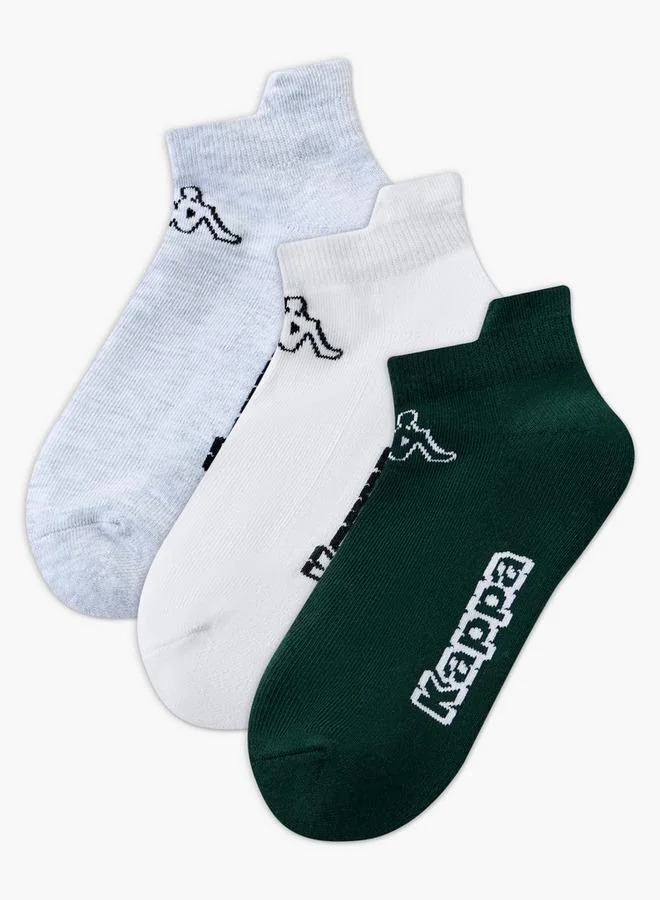 Kappa Kappa Pack of 3 Trainer Cotton Socks