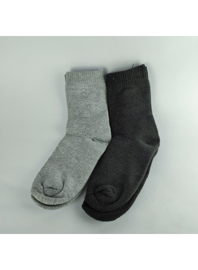 2 زوج من الشرابات الرجالى الطويلة - قطن شتوى مبطن من الداخل بالكامل - Image 2