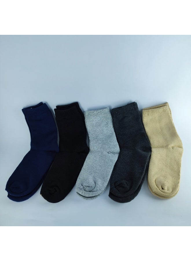 2 زوج من الشرابات الرجالى الطويلة - قطن شتوى مبطن من الداخل بالكامل - Image 1