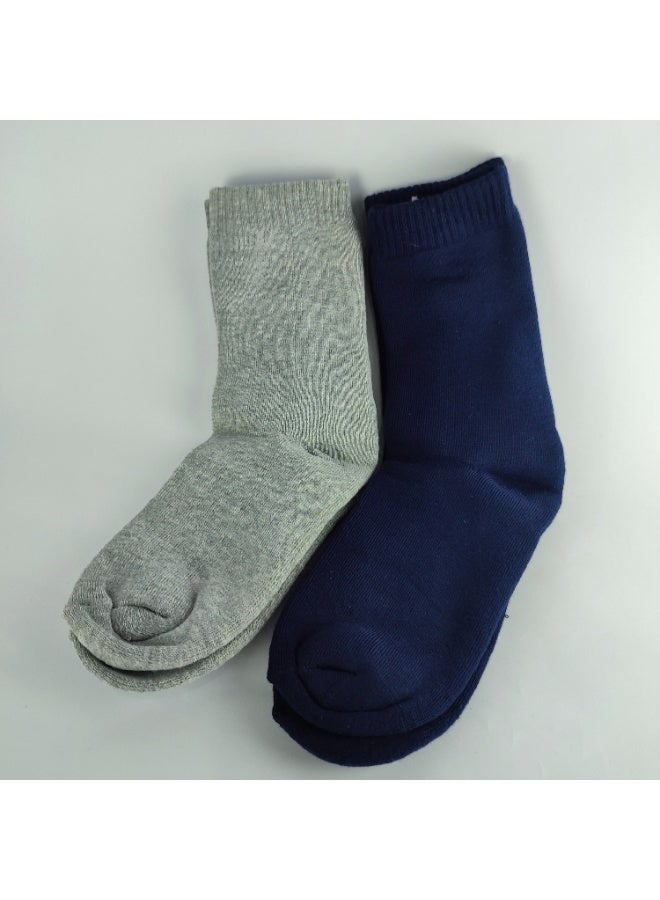 2 زوج من الشرابات الرجالى الطويلة - قطن شتوى مبطن من الداخل بالكامل - Image 5