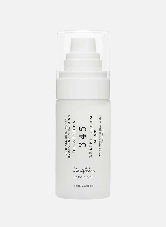 Dr.althea 345 Relief Cream Mist Hydrating Facial Mist with Rice Extract for Sensitive Skin 60ml - Image 1