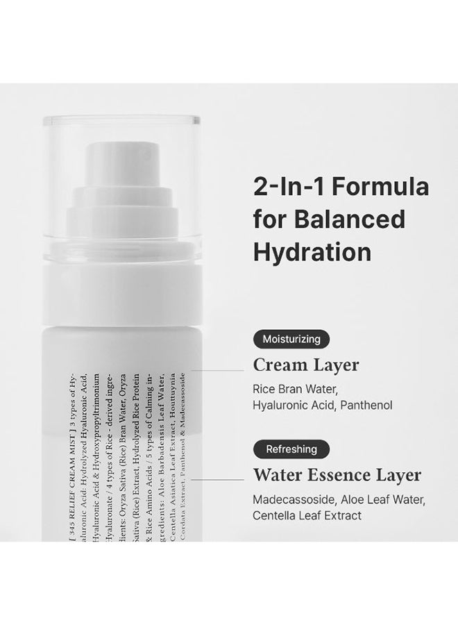 Dr.althea 345 Relief Cream Mist Hydrating Facial Mist with Rice Extract for Sensitive Skin 60ml - Image 4