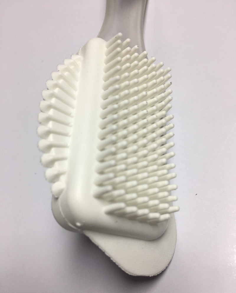 Pedag Suede Shoe Cleaner Brush German Made 4-Way Cleaning & Refreshing For Suede Leather Products With Brass & Nylon Bristles 1 Brush - Image 4