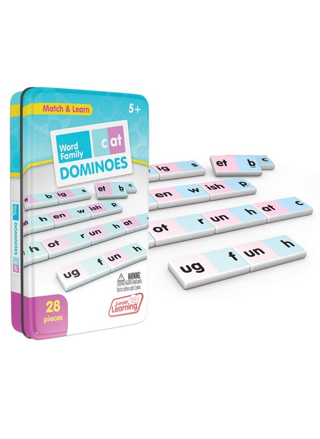 Junior Learning Junior Learning Word Family Dominoes Educational Action Games (JL480)  - Image 1