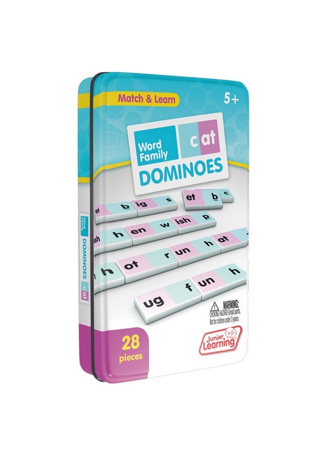 Junior Learning Junior Learning Word Family Dominoes Educational Action Games (JL480)  - Image 2