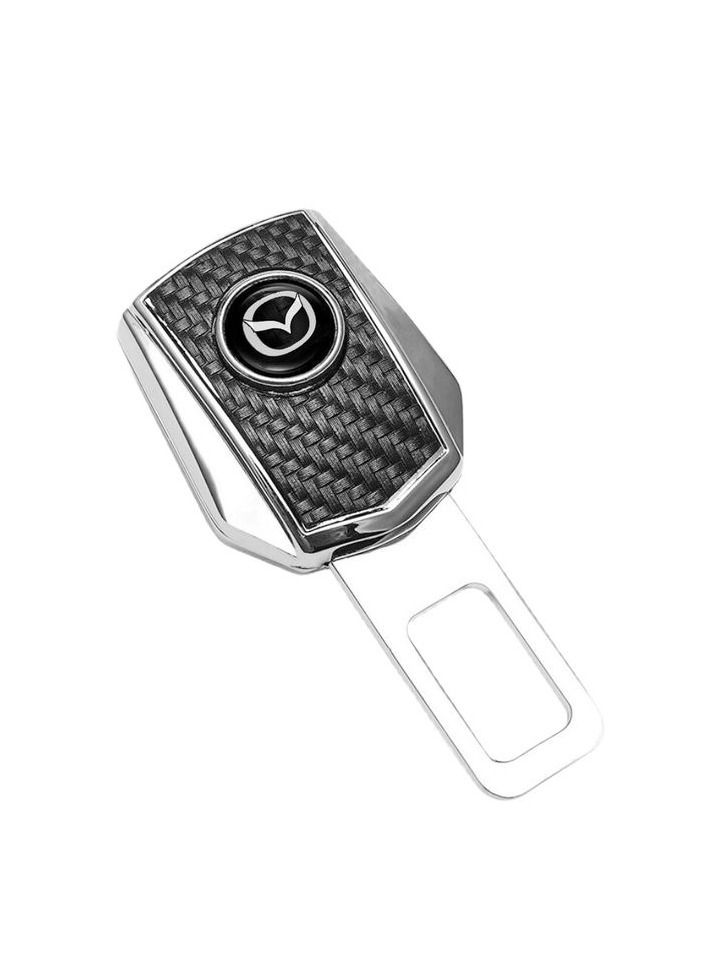 mazda MAZDA Logo Seat Belt Buckle Seat Belt Alarm Stopper Seat Belt Clip Premium Quality 1 Pcs  - Image 1