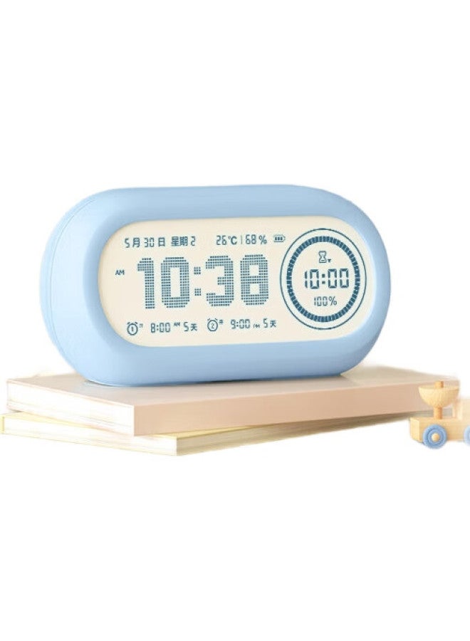 Deli (Deli) Timer Alarm Clock Student Self-Discipline Visual Time Manager Clear Sky Blue Le106 - Image 3