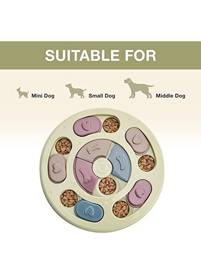 PET Dog Puzzle Feeder Toy, Durable Puppy Treats Dispenser Interactive Toys Slow Feeding, Cat Brain Games Training For Boredom Round Design - Image 2