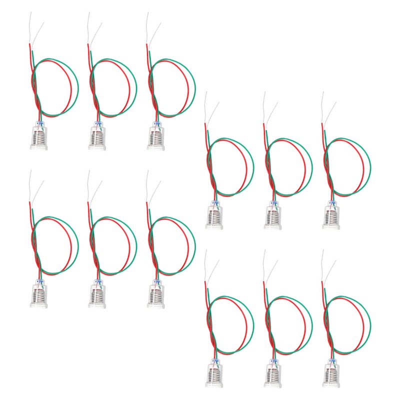 12pcs Brass Lamp Holders: E10 Screw Base Light Bulb Sockets For Home Projects Laboratory Experiments And Electrical Testing Accessories - Image 1