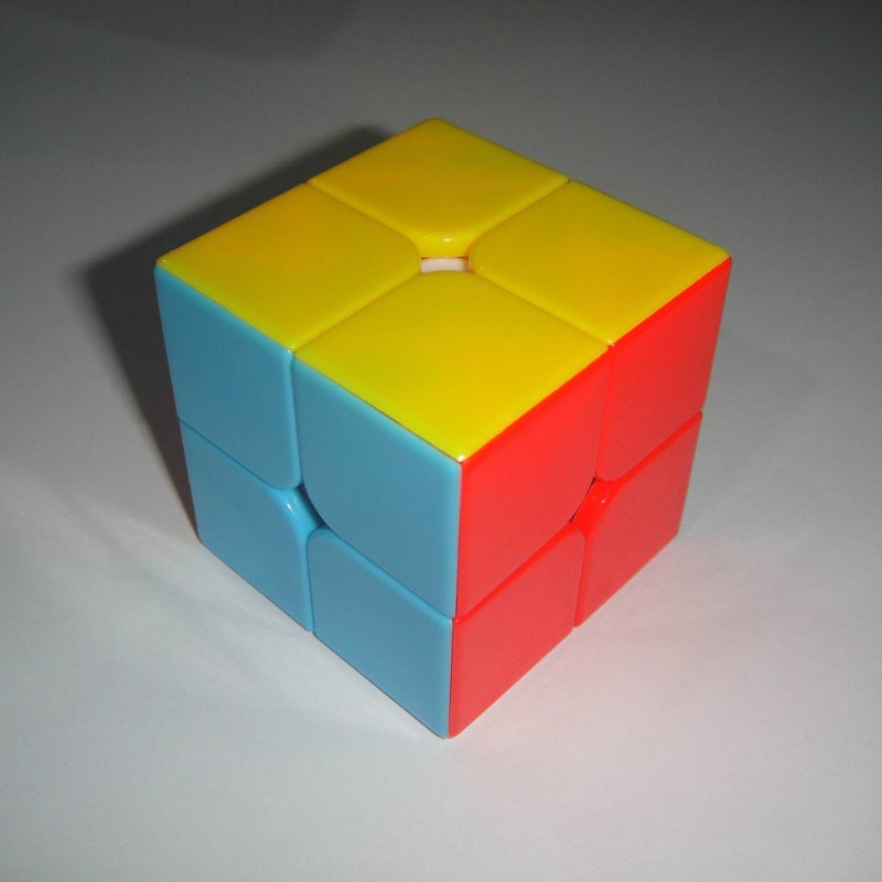 Second-Order Rubik'S Cube 5Cm Children'S Intelligence Toy Kindergarten Children'S Gift Sticker-Free Solid Color Rubik'S Cube - Image 2