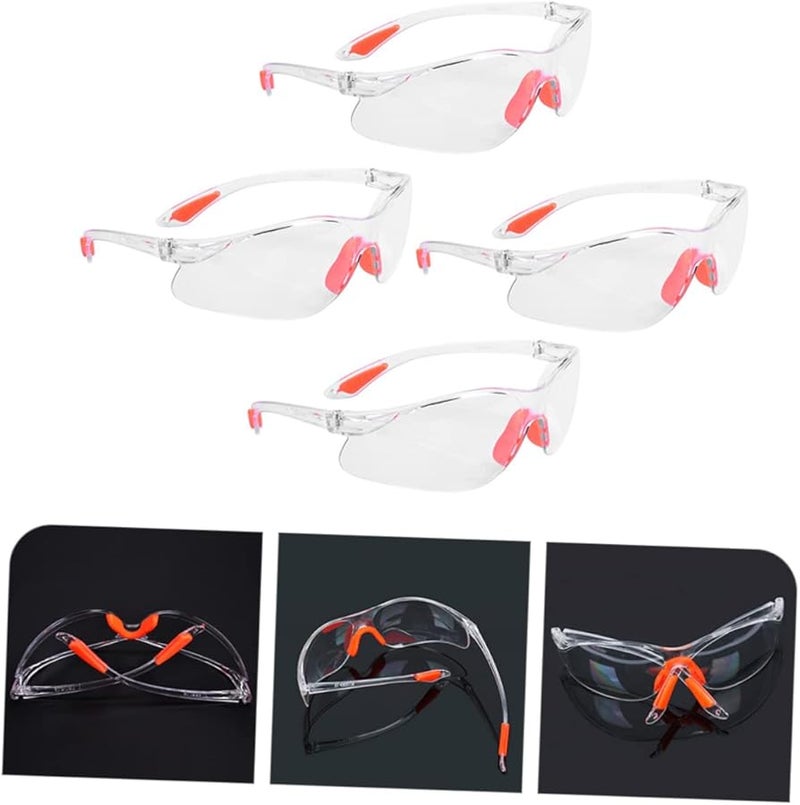 4 قطع نظارات سلامة ناعمة الأنف مضادة للضباب للحماية من الرذاذ للرجال والنساء في البناء والأنشطة الخارجية - Image 5