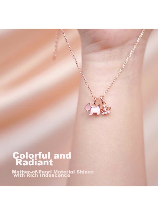 Agatha Colorful Destiny Light Luxury Silver Necklace For Women, Birthday Gift For Girlfriend With Elegant Pendant - Image 3