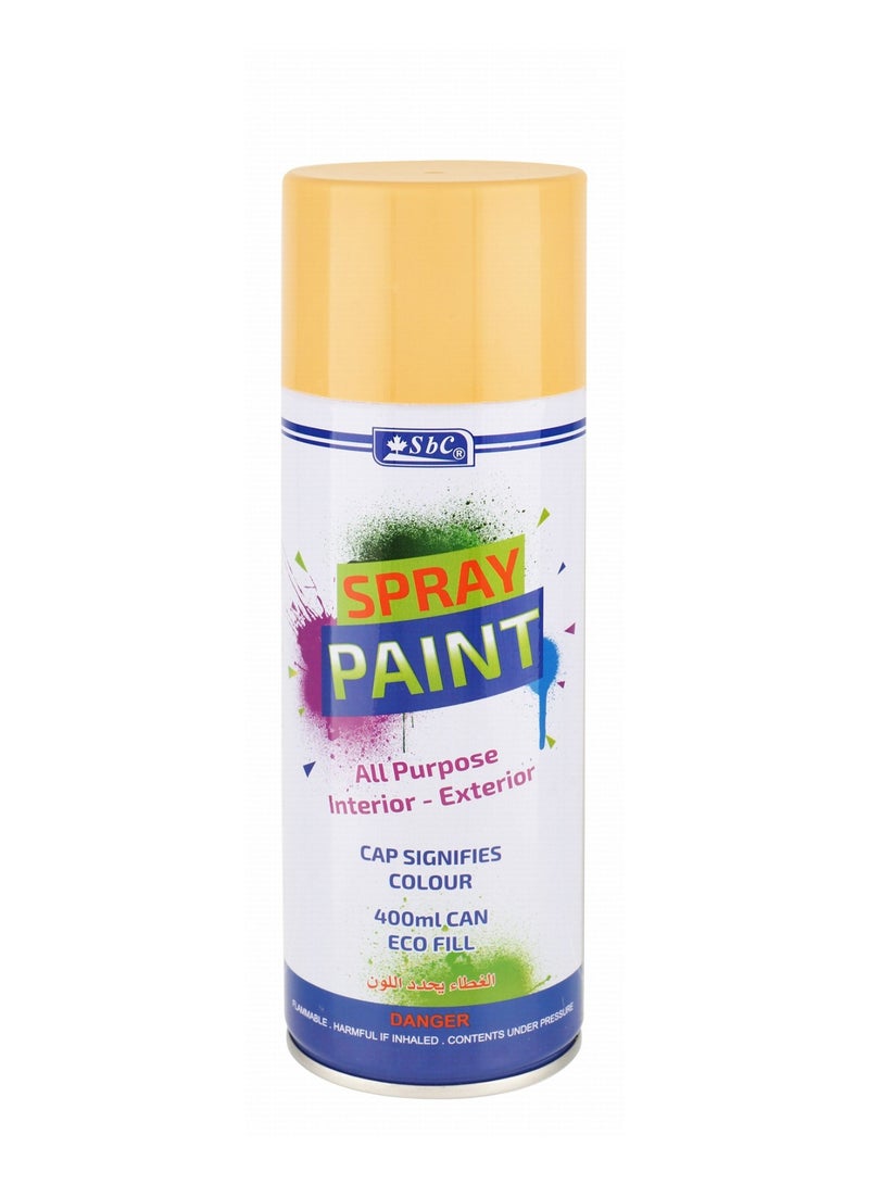 SBC All Purpose Spray Paint 400ml Content Beige - Image 1