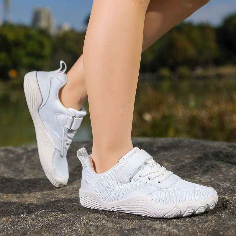 Kidsren'S Wide-Toe Barefoot Casual Breathable Mesh Kidsren'S Shoes Comfortable Sports Running Shoes For Boys And Girls - Image 4