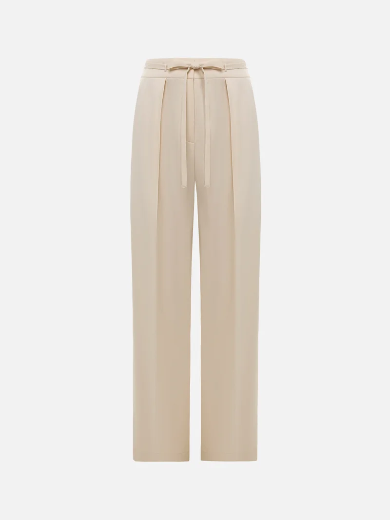 ليتشي Loose pants with ties at the waist