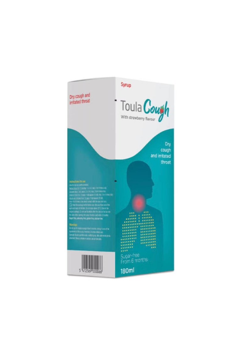 Toula cough 180 ml strawberry flavour