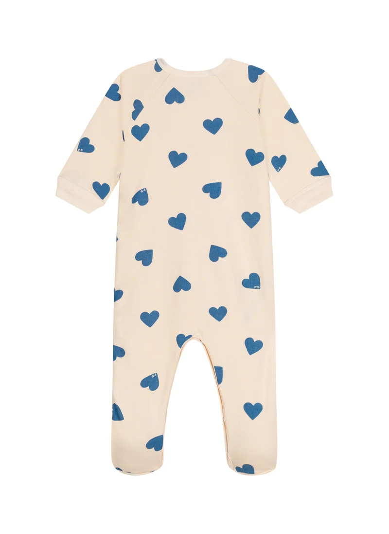 بيتي باتو Babies' brushed fleece heart print pyjamas