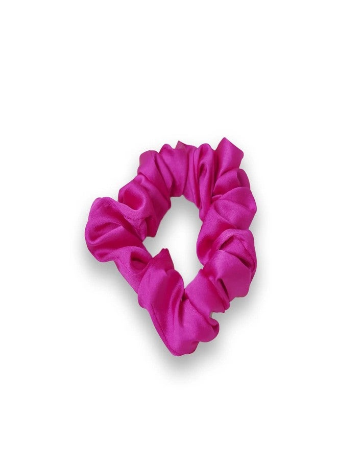 GORDON Silk Scrunchies For Hair Women Soft Sleep Scrunchy Solid Elastic Bobbles Hair Ties Band - Pack of 2 - Image 4