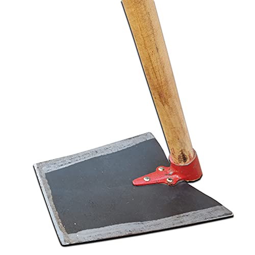 KRUFE® Tempered Iron Spade (Kassi, Hoe, Shovel) – Heavy Duty Gardening Tool for Digging, Planting & Landscaping | Durable Rust‑Resistant Steel Construction | Ergonomic Handle | Tool for Soil & Sand - Image 2