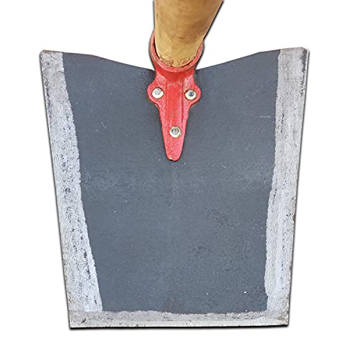 KRUFE® Tempered Iron Spade (Kassi, Hoe, Shovel) – Heavy Duty Gardening Tool for Digging, Planting & Landscaping | Durable Rust‑Resistant Steel Construction | Ergonomic Handle | Tool for Soil & Sand - Image 4