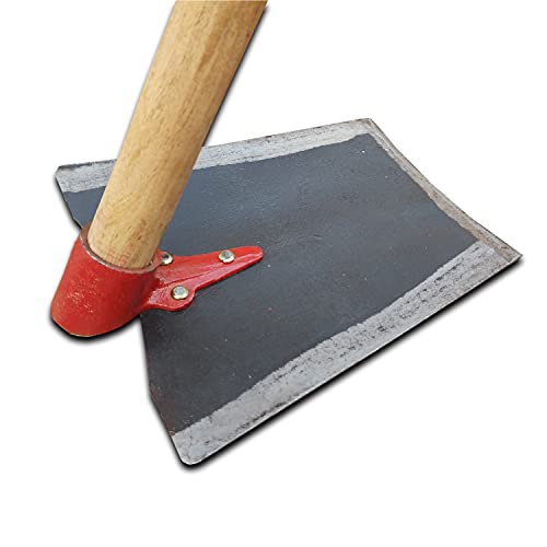 KRUFE® Tempered Iron Spade (Kassi, Hoe, Shovel) – Heavy Duty Gardening Tool for Digging, Planting & Landscaping | Durable Rust‑Resistant Steel Construction | Ergonomic Handle | Tool for Soil & Sand - Image 1