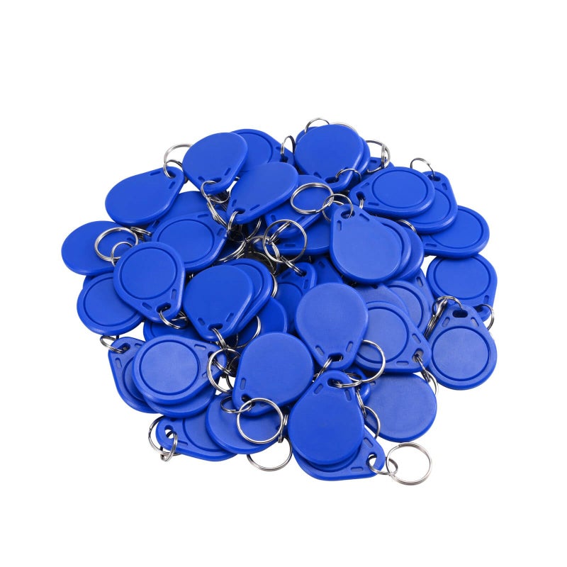 YUHANUS RFID Key Fobs IC Cards for Door Access 13.56MHz UID Tag Token Keytag Keychain Rewritable Programmable IC Cards Pack of 50 - Image 4