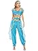 Funna Costume for Women Princess Dress Up Outfit Party Supplies Blue XSmall2 - Image 2