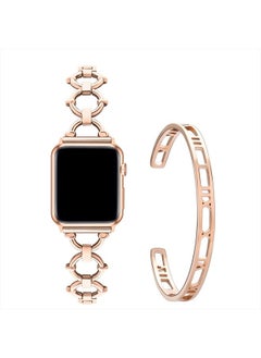 Cool Women Chain Metal Compatible for Apple Watch Bands Series 8/7