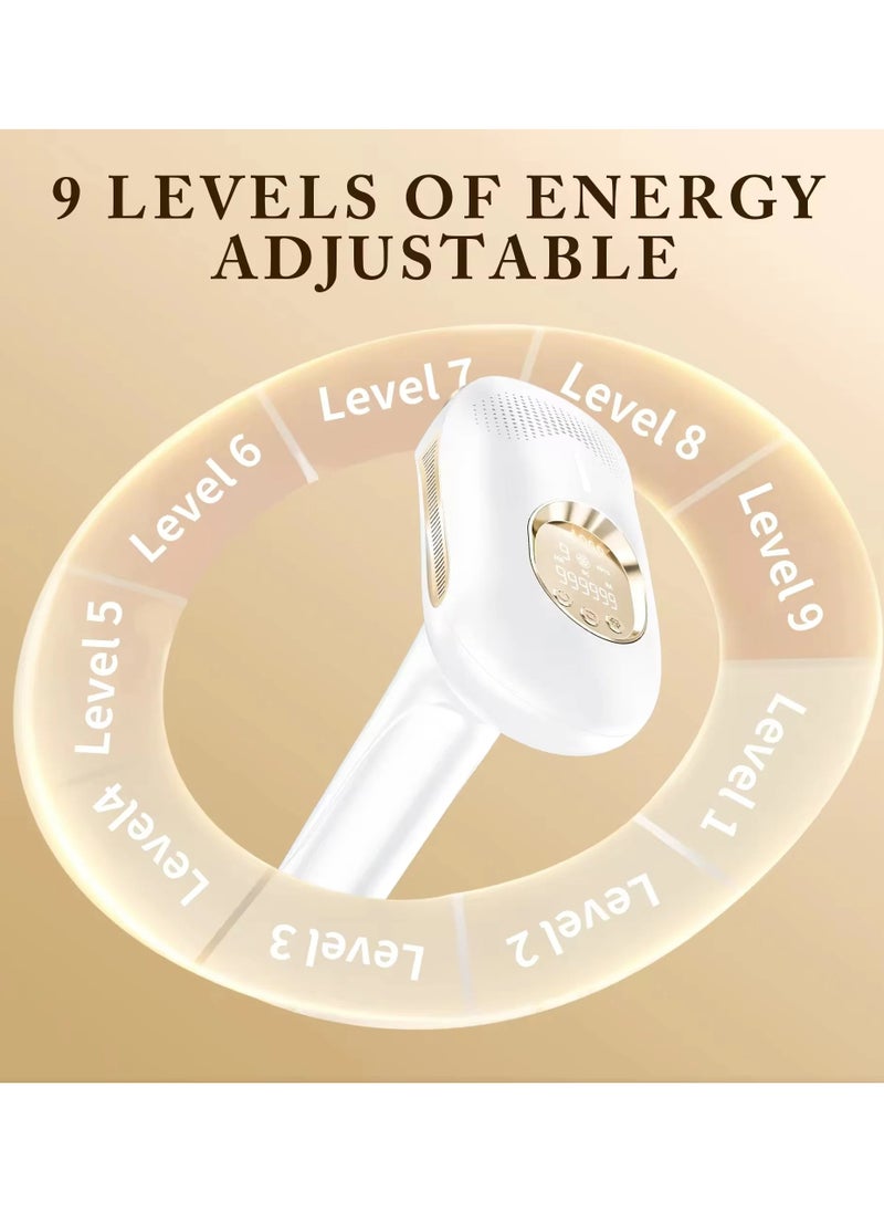 IPL Hair Removal Device, At-Home Hair Removal with Ice Cooling, ,Permanent Painless Epilation for Face Back Leg Arm Armpit Bikini Line - pzsku/Z46E31465CE9D3224CE3BZ/45/_/1735612392/b5de94cf-4fcb-4953-8d82-83d1095f51cb