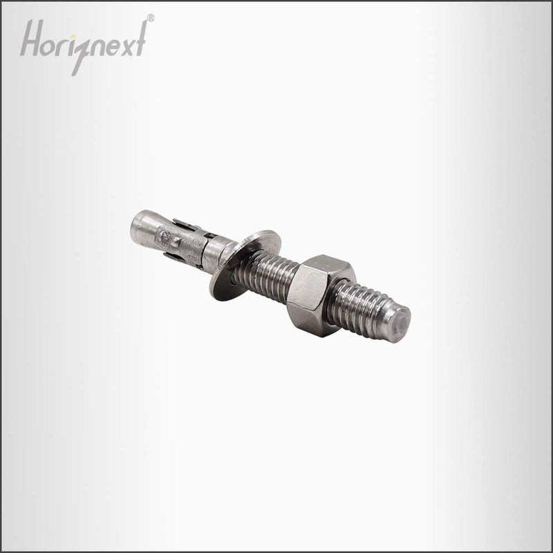 Horiznext 1/2" × 3-3/4" بوصة مثبتات قوية من الفولاذ المقاوم للصدأ، مسامير للخرسانة (4 قطع) - Image 4
