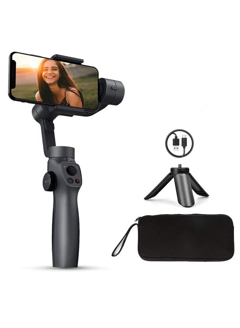 ماركة غير محددة - مثبت Gimbal محمول باليد لهاتف iPhone 11 Pro / X / XS Android Smartphone Vlog Youtuber سجل فيديو مباشر مع وضع الرياضة ، تتبع كائن الوجه (محسن 3 محاور التقاط 2S) - Image 1