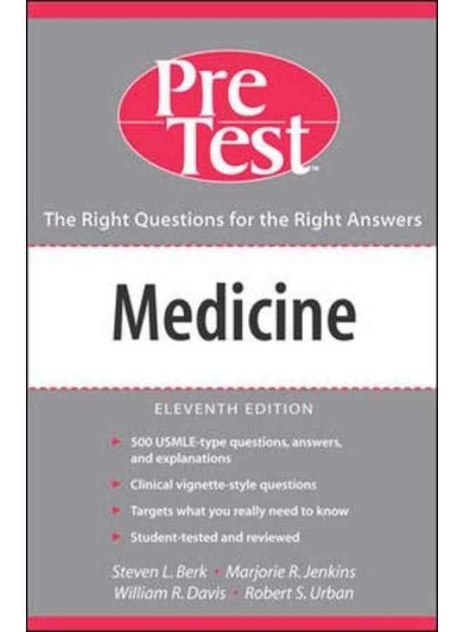 Medicine: PreTest™ Self-Assessment & Review, Eleventh Edition