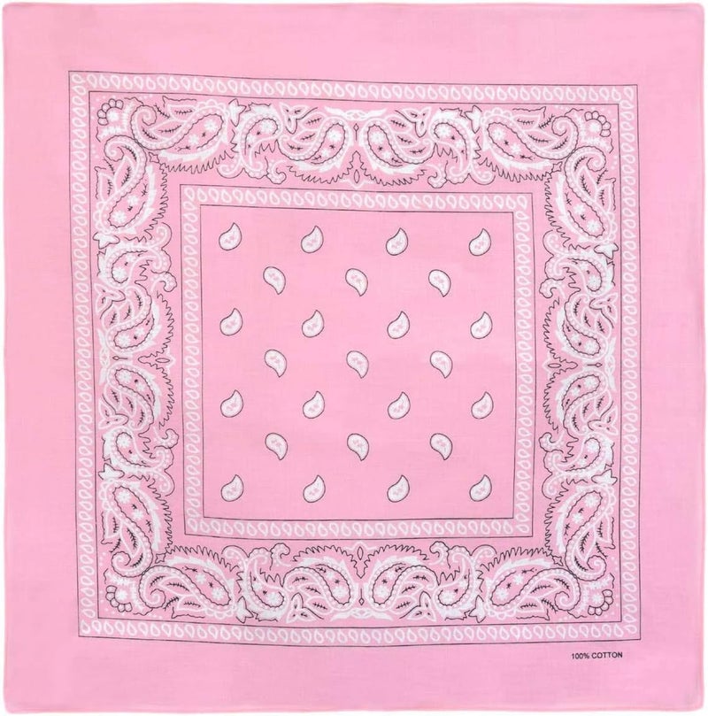 Boolavard 1s, 6s, 9s or 12 Pack Cowboy Bandanas Bandana with Original Paisley Pattern - Image 2