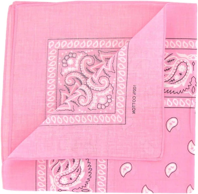 Boolavard 1s, 6s, 9s or 12 Pack Cowboy Bandanas Bandana with Original Paisley Pattern - Image 3