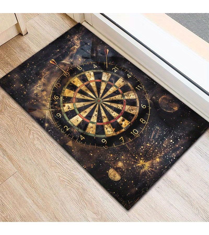 Creative Space Themed Printed Carpet 59x79 Inch Crystal Velvet Soft For Bedroom - Image 1