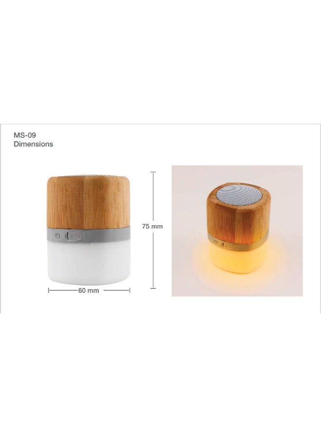 BYFT Lamp Bamboo Bluetooth Speaker-Set of 1  - Image 3