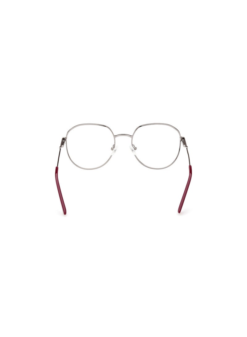 GUESS Women's Round Shape Eyeglass Frames - GU293307151 - Lens Size: 51 Mm - Bordeaux - Image 4