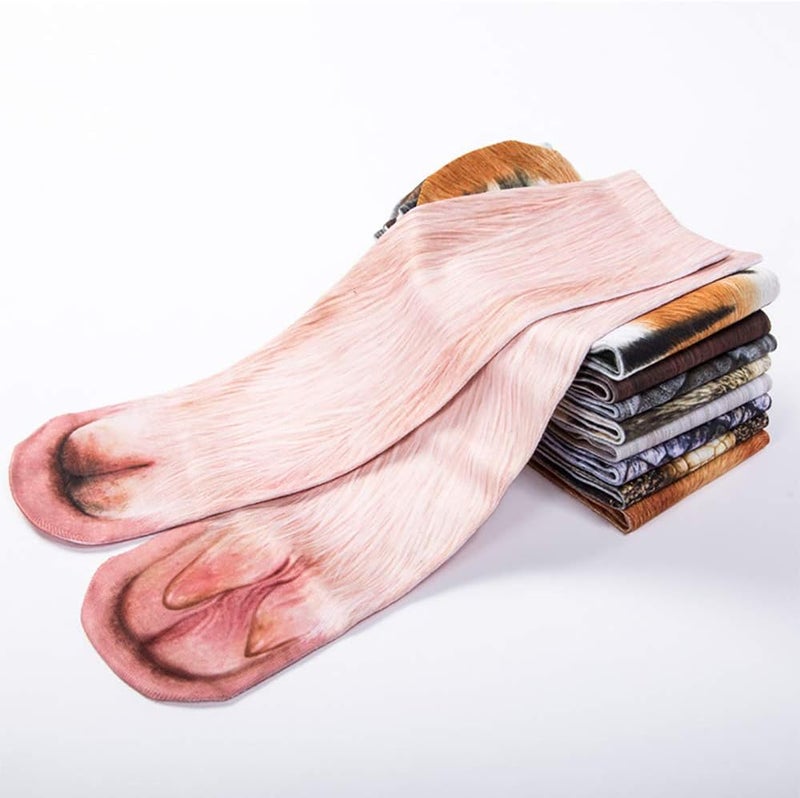 NDLBS Funny Christmas Gifts Novelty 3D Animal Paw Socks Stocking Stuffers for Adult Women Men Teens Gag White Elephant Gifts - Image 2