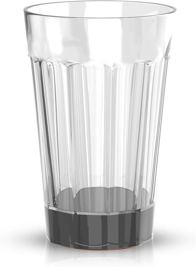Artiart Suction Party Mug Transparent Plastic Iceberg No Fall Party Mug, with Spill-Proof Suction Technology Small (280 ml)  - Image 1