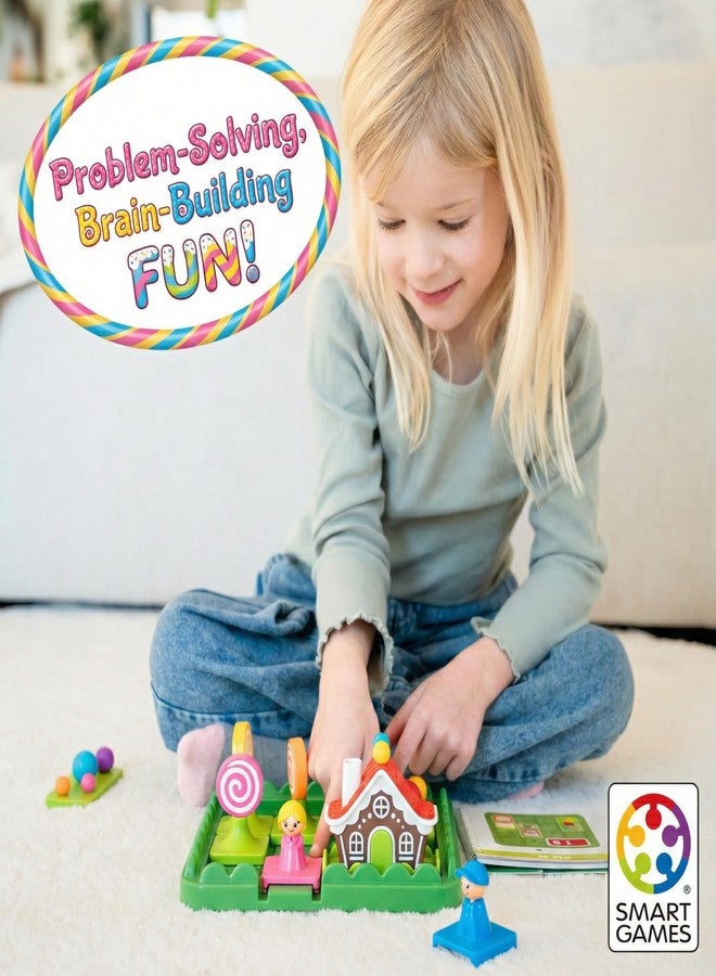 SmartGames Hansel & Gretel’s Candy Adventure – Preschool Logic Game with 48 Challenges, STEM Puzzle Toy for Ages 4–7, Single Player Brain Game with Fairy Tale Theme - Image 2