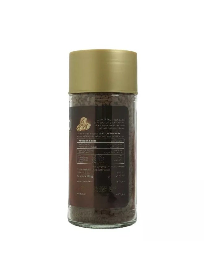 Klassno Klassno Gold Freeze Dried Coffee from Premium Beans- 100gms - Image 3