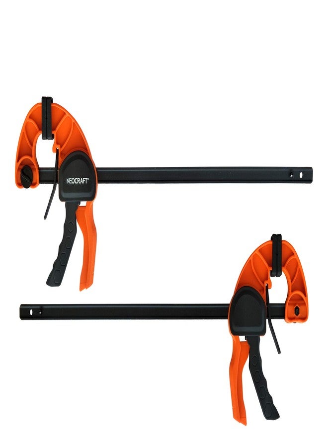 Neocraft Quick Release Ratchet Bar Clamps for Woodworking (2 Pieces Set 36'') - Light Duty Adjustable One-Handed Clamp for Woodworking & Furniture Manufacturing & Assembly - Image 1