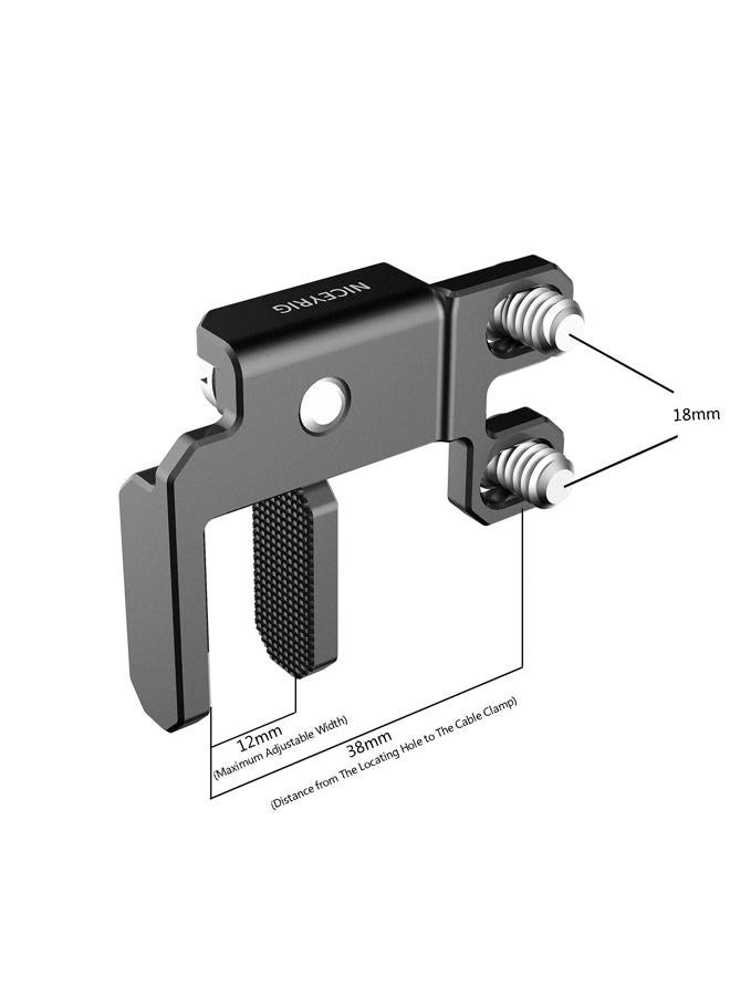 NICEYRIG Cable Lock Clamp for HDMI USB-C Power Cable, Compatible with Sony Alpha 1 A7SIII A7RIV A7RIII A7III A9 A9II - 438 - Image 4
