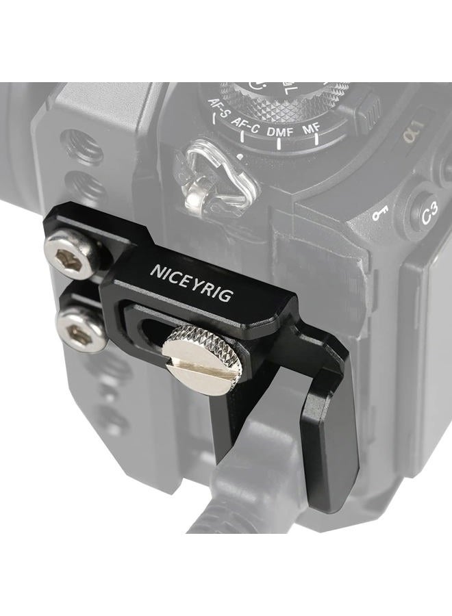 NICEYRIG Cable Lock Clamp for HDMI USB-C Power Cable, Compatible with Sony Alpha 1 A7SIII A7RIV A7RIII A7III A9 A9II - 438 - Image 2