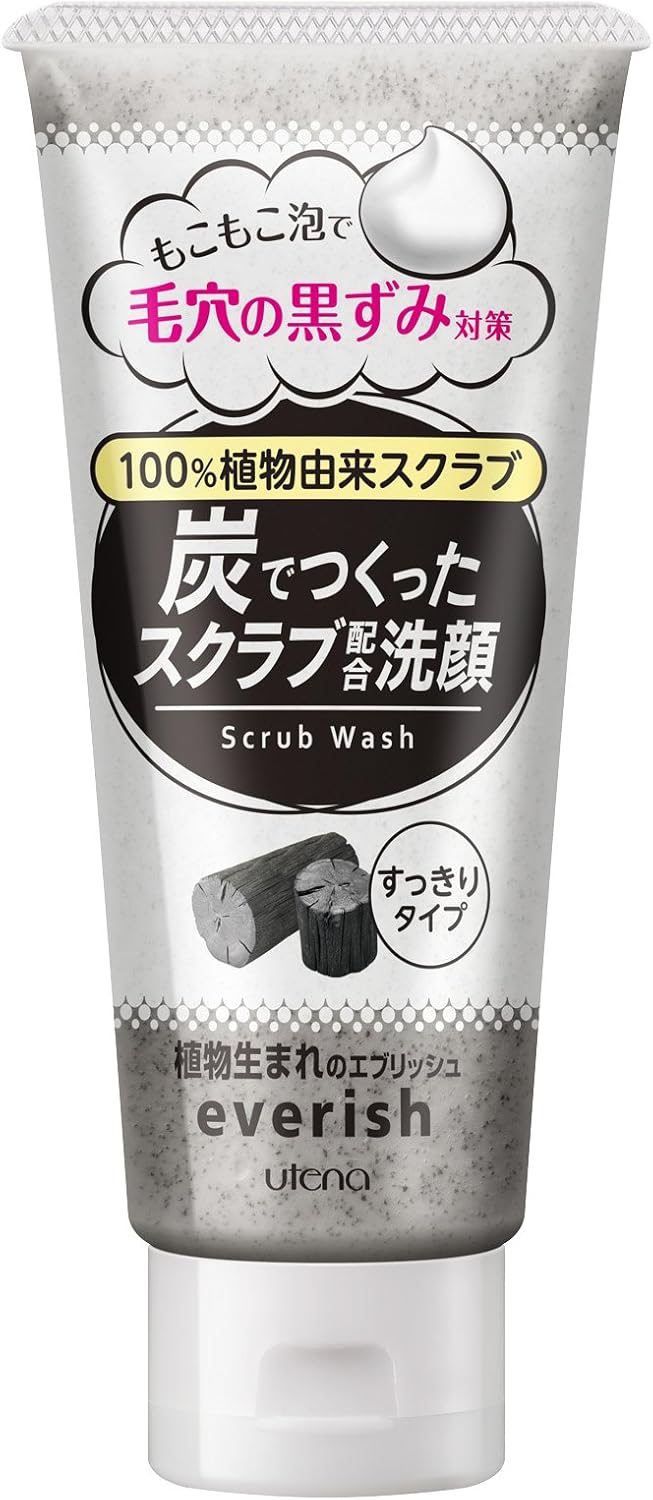 Everish Coal Scrab Face Wash 130g